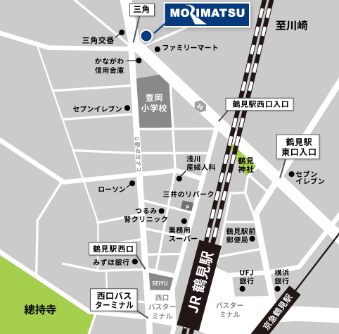 横浜営業所地図